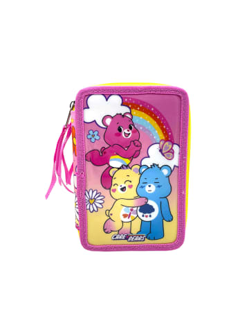 COFI 1453 Care Bears Federmäppchen mit 3 gefüllten Fächern in Pink