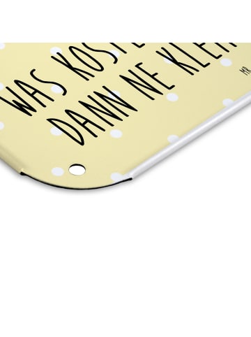 Mr. & Mrs. Panda Schild Nachtfalter Fähnchen mit Spruch in Gelb Pastell