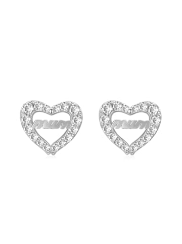 GNOCE Sterling Silber Ohrstecker Zirkonia