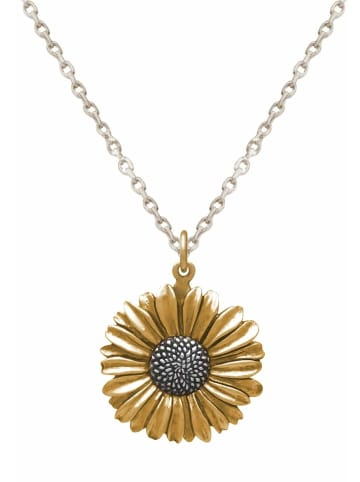 Gemshine Kette mit Anhänger GÄNSEBLÜMCHEN in gold coloured