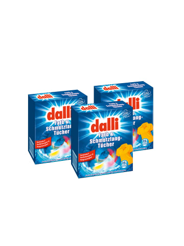 DALLI-WERKE Farb- & Schmutzfangtücher | Für alle Textilien | 45 Tücher