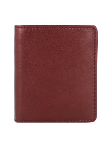 Leonhard Heyden Cambridge Geldbörse Leder 9 cm in rotbraun