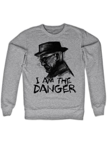Breaking Bad Pullover "I Am The Danger Sweatshirt" in Grau
