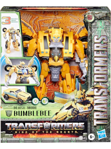 Hasbro Spielzeugfahrzeug Transformers - Aufstieg der Bestien - Beast-Mode Bumblebee