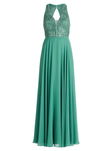 Vera Mont Abendkleid mit Pailletten in Light Green