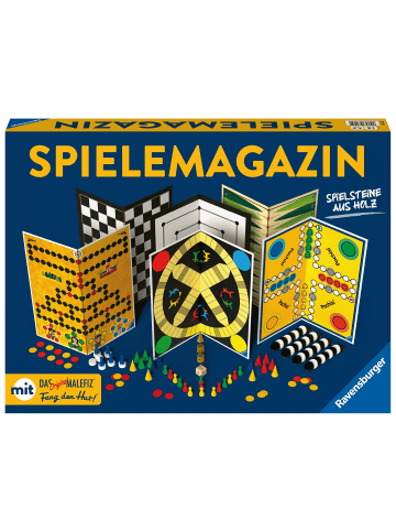 Ravensburger Ravensburger 27295 - Spiele Magazin, Spielesammlung mit vielen Möglichkeiten...