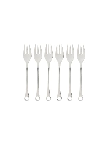 Gense Kuchengabel in Matter/glänzender Stahl