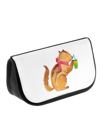 Mr. & Mrs. Panda Beautytasche Eichhörnchen Smoothie ohne Spruch in Weiß