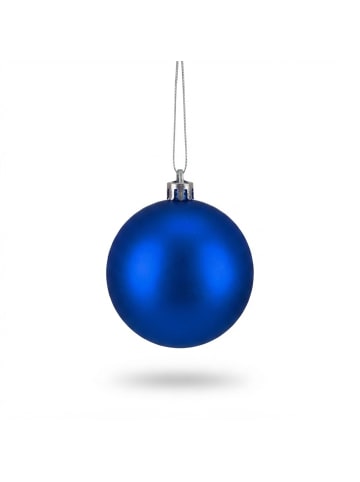 relaxdays 100-tlg. Weihnachtskugeln Set in Blau
