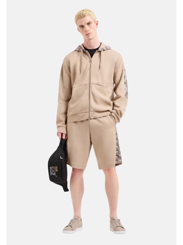 EA7 Shorts 'Logo Series' in beige