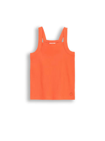 Coccodrillo Geripptes ärmelloses T-Shirt in rot