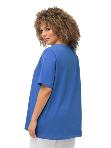 Ulla Popken Shirt in mittelblau