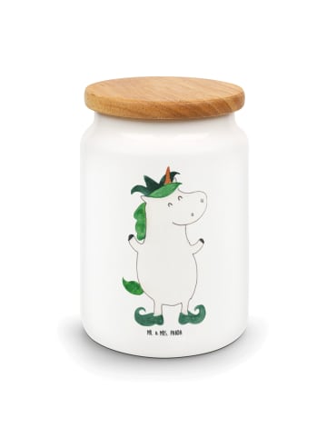 Mr. & Mrs. Panda Keksdose Einhorn Joker ohne Spruch in Weiß
