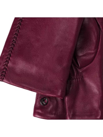 Kessler Oda Cashmere Handschuhe Leder in bordeaux