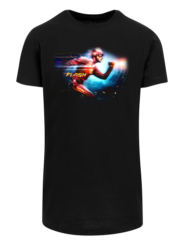 F4NT4STIC Long Cut T-Shirt DC Comics The Flash Sparks in schwarz