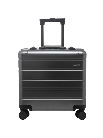 Alumaxx Gravity 4 Rollen Pilotentrolley 44 cm Laptopfach in grau