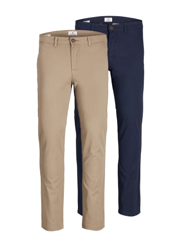 Jack & Jones Stoffhose / Chino JJIMARCO JJDAVE AK 2er Pack slim in verschiedene