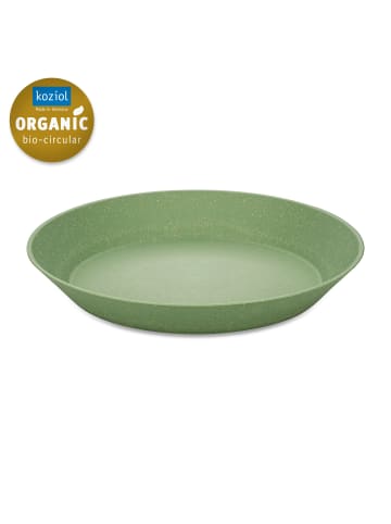 koziol CONNECT PLATE 240mm - Tiefer Teller 240mm in nature leaf green