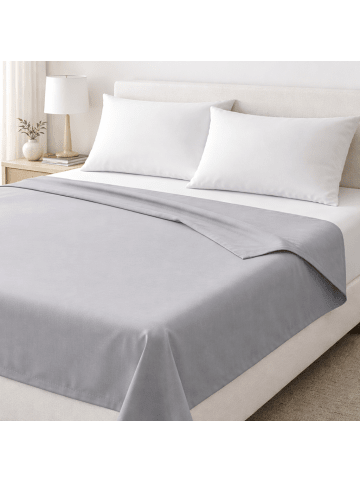 Traumschloss Betttuch Haustuch in anthrazit