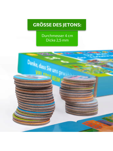 MAGNIKON Lotto für Kinder Verkehrsmittel, Bingo Kinder - ab 3 Jahren