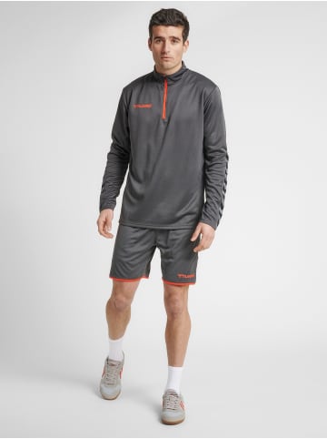 Hummel Halbreißverschluss Jacke Hmlauthentic Herren in ASPHALT