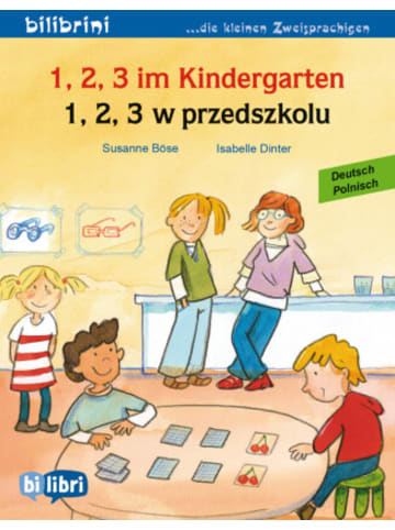 Hueber Buch - 1, 2, 3 im Kindergarten (Deutsch-Polnisch)