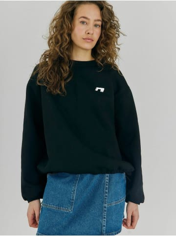Norr Pullover Daphine in Black w. white print