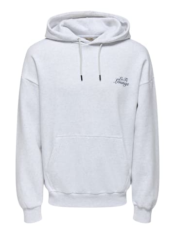 Only&Sons Hoodie 'CERES CHILL' in hellgrau-meliert
