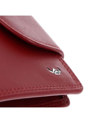 Golden Head Polo Geldbörse RFID Schutz Leder 12.5 cm in rot