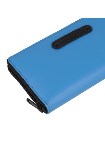 Greenburry Upcycled Tarpaulin Geldbörse 19 cm in space blue