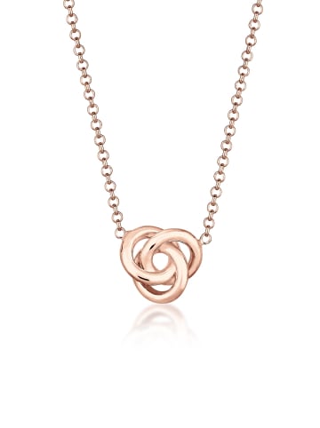 Elli Halskette 925 Sterling Silber Knoten in Rosegold