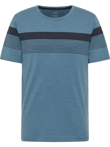 Joy Sportswear Rundhalsshirt MATTIA in harbour blue melange