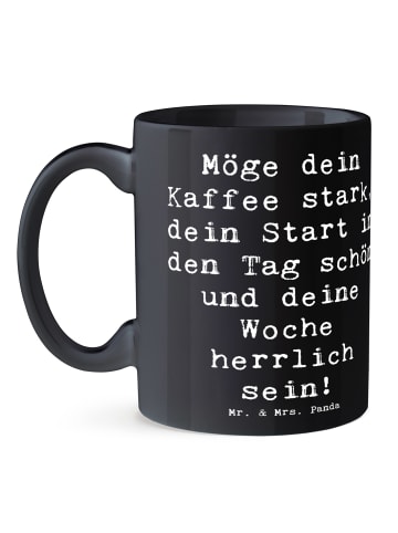 Mr. & Mrs. Panda Trinkbecher Spruch Selbstzweifel Überwinden mit... in Schwarz