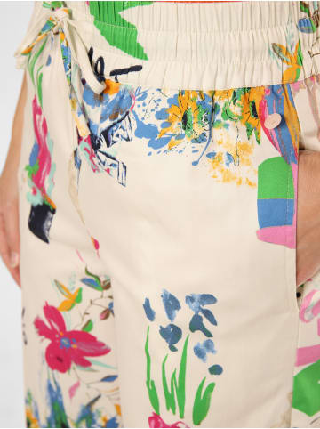 NÜMPH Hose Nuida in ecru mehrfarbig