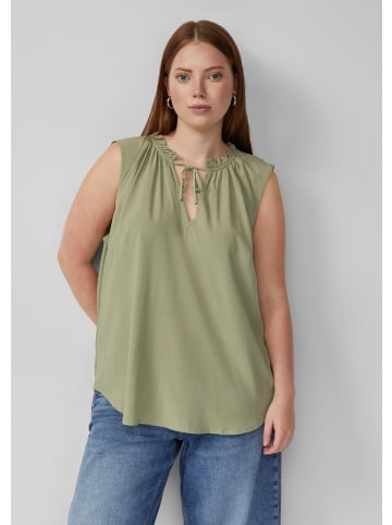 QS Bluse in 7297_salbeigrün