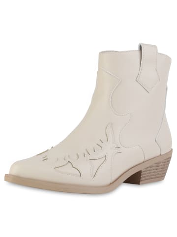 VAN HILL Cowboy Boots Marilyn in Beige