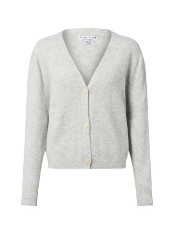 Marie Lund Strickjacke in hellgrau - 0002