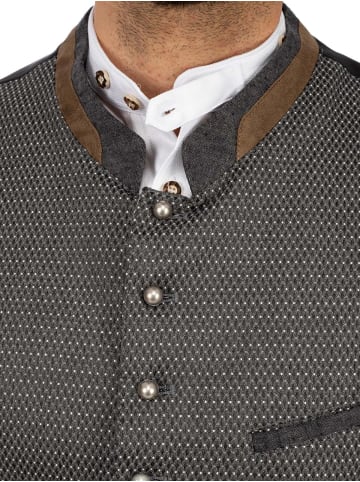 Gipfelstürmer Trachtenweste 423000-3924 in mittelgrau