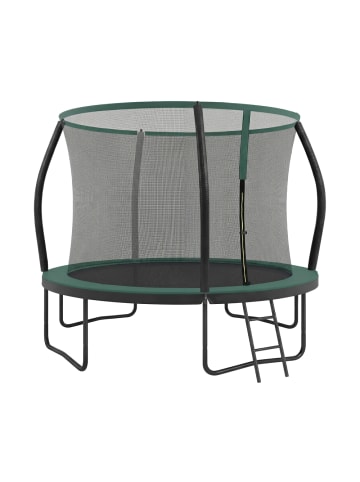 SONGMICS Trampolin Saul in Schwarz-Dunkelgrün - Ø305 cm