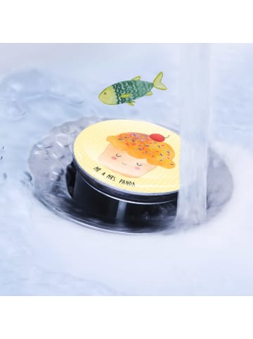 Mr. & Mrs. Panda Stöpsel Waschbecken Cupcake ohne Spruch in Gelb Pastell