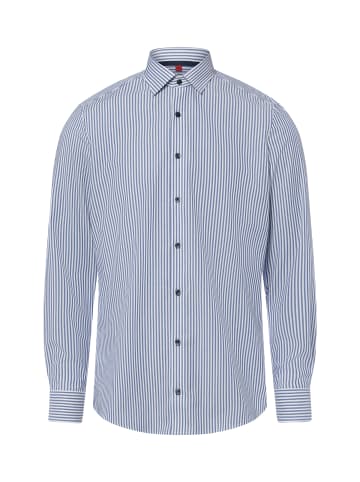 Finshley & Harding Hemd in weiß marine