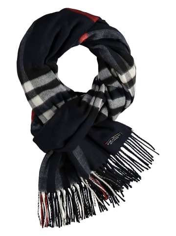 Fraas Schal in marine rot - 0010