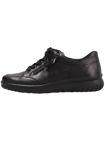 Semler Komfort Schnürschuh in schwarz
