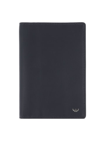 Golden Head Polo Geldbörse RFID Schutz Leder 11.5 cm in marineblau