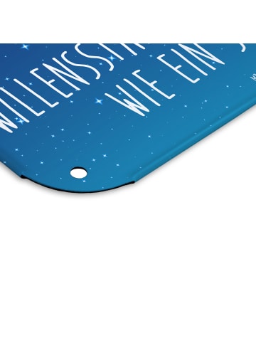 Mr. & Mrs. Panda Wandschild Metall Sternzeichen Steinbock mit Sp... in Sternenhimmel Blau