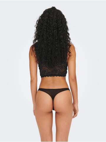 ONLY 2-er Pack Spitzen Slips G-String Brazilian Tanga Panty ONLSOFIA in Schwarz