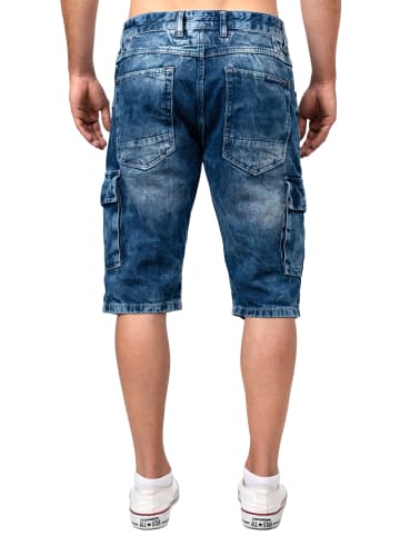 Cipo & Baxx Herren Regular Fit Shorts Stonewashed in Blue