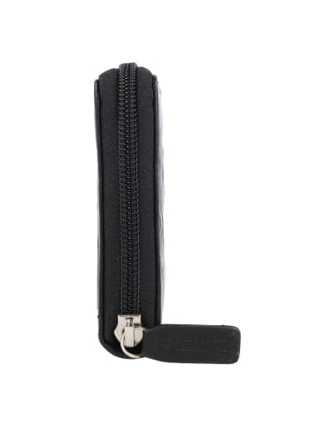 mano Donna Aurona Geldbörse RFID Leder 19 cm schwarz