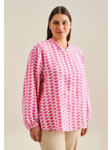 Seidensticker Stehkragenbluse Regular in Rosa/Pink