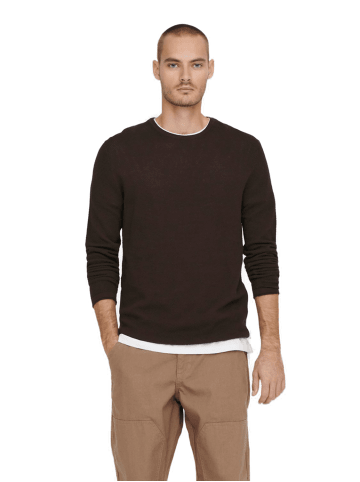 Only&Sons Pullover ONSPANTER in Braun